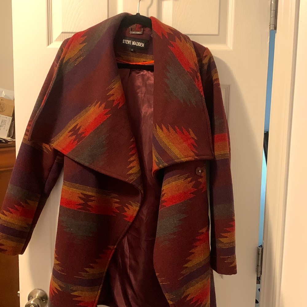 Steve Madden Aztec inspired coat $29 or best offer